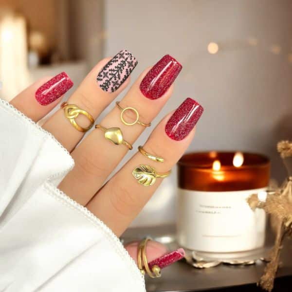 YOSHI UV Hybrid Hybrid Nail Polish Pour Some Glamour 2