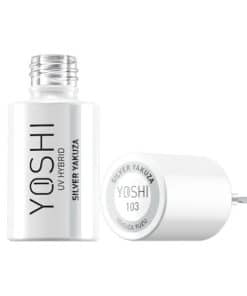 YOSHI UV Hybrid Hybrid Nail Polish Silver Yakuza 103 6ml