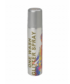 glitter hair spray silver2