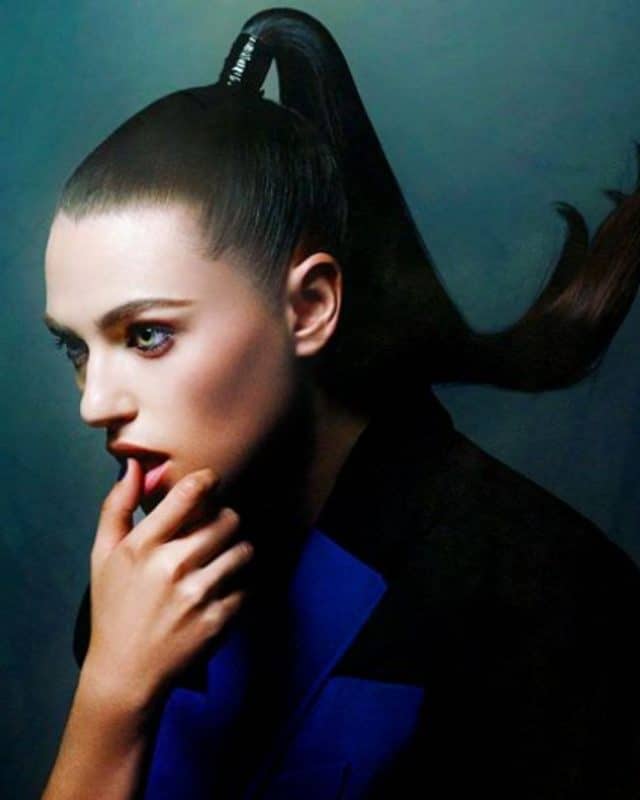 Katie McGrath Photoshoot Ponytail