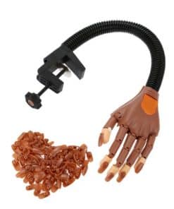 Nail Practice Hand with Clamp