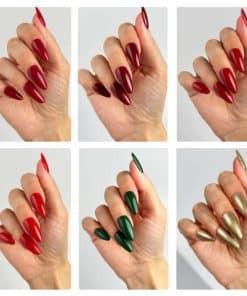 The Manicure Company’s Mistletoe Lodge Gel Polish Collection nails