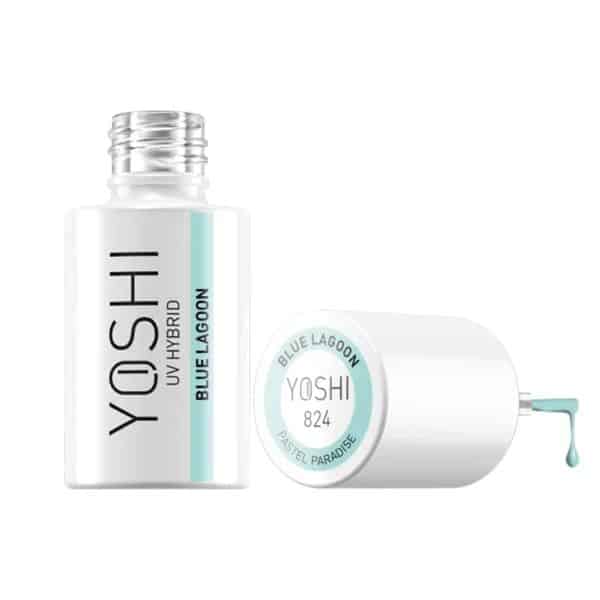 YOSHI UV Hybrid Nail Polish Blue Lagoon 824 6ml