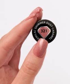 Semilac Gel Shimmer Dust Caramel 321 2