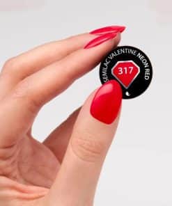 Semilac Gel Neon Red 317 1