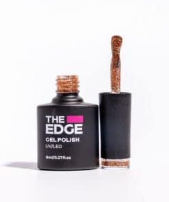 The Edge Gel Polish Copper Glitter 2