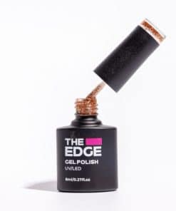 The Edge Gel Polish Copper Glitter 3