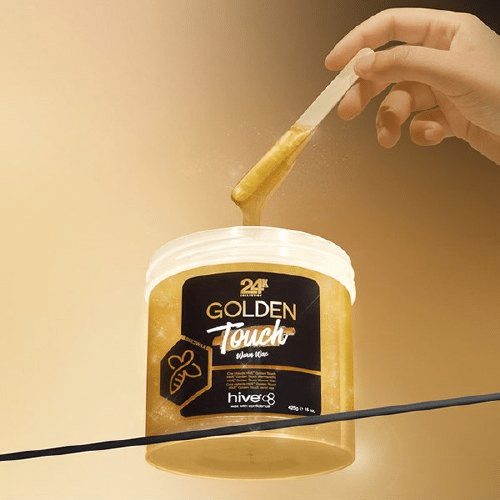 front Hive Golden Touch Wax 425g