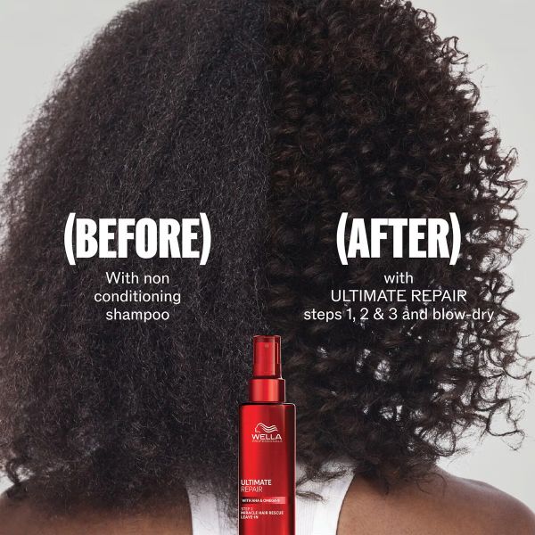 Wella Ultimate Repair step3 before and after