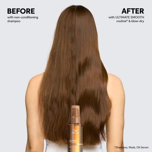 Wella Ultimate Smooth Gift Set before and after