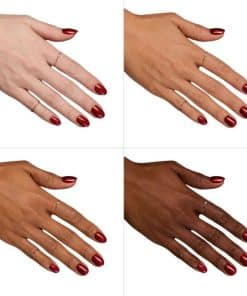 Semilac Gel Polish Burgundy Red Glitter 318 2