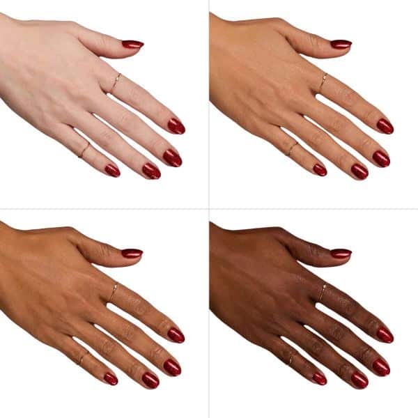Semilac Gel Polish Burgundy Red Glitter 318 2