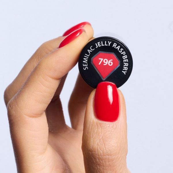 Semilac Gel Polish Jelly Raspberry 796 1