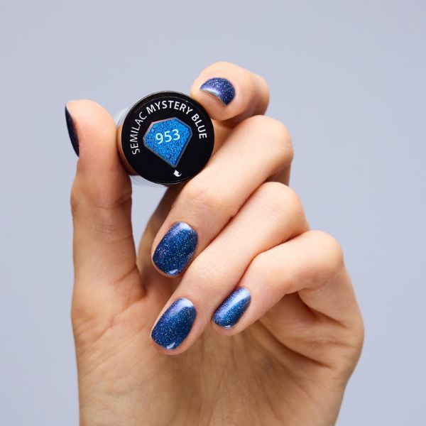 Semilac Gel Polish Mystery Blue 953 2
