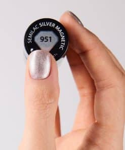 Semilac Gel Polish Silver Magnetic 951 2