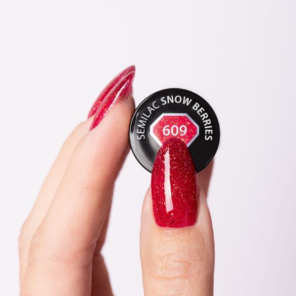 Semilac Gel Polish Snow Berries 609 1