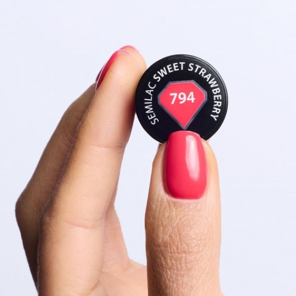 Semilac Gel Polish Sweet Strawberry 794 1