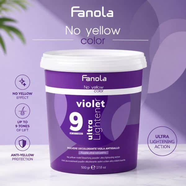 Fanola Color No Yellow 9 Tone Bleaching Powder