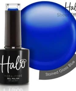 Halo Gel Polish Stained Glass Blue