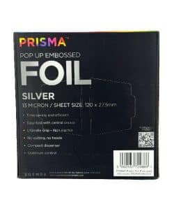 Prisma Pop Up Embossed Foil Silver 120mm