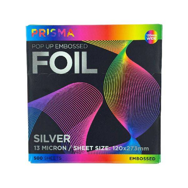 Prisma Pop Up Embossed Foil Silver 13MIC