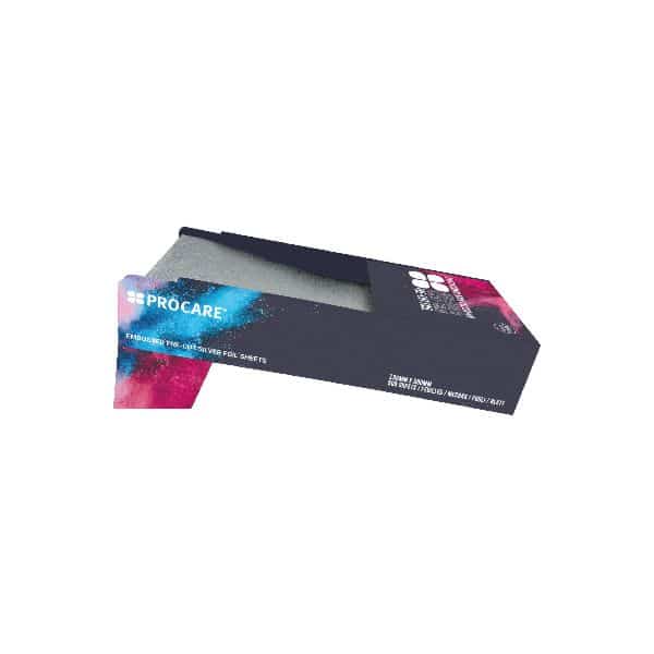 Procare Extra Long Pre Cut Embossed Foil Sheets 130mmx300mm