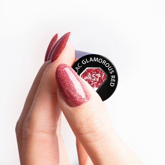 Semilac Gel Polish Glamarous Red 457 1