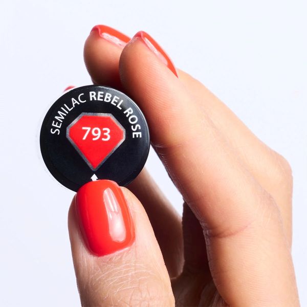 Semilac Gel Polish Rebel Rose 793 1
