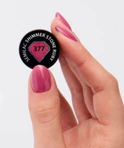 Semilac Gel Polish Shimmer Stone Ruby 377 1