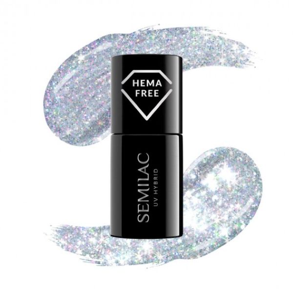 Semilac Gel Polish Silver Fireworks 460