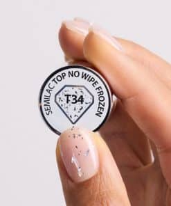 Semilac Gel Polish Top No Wipe Frozen T34 1