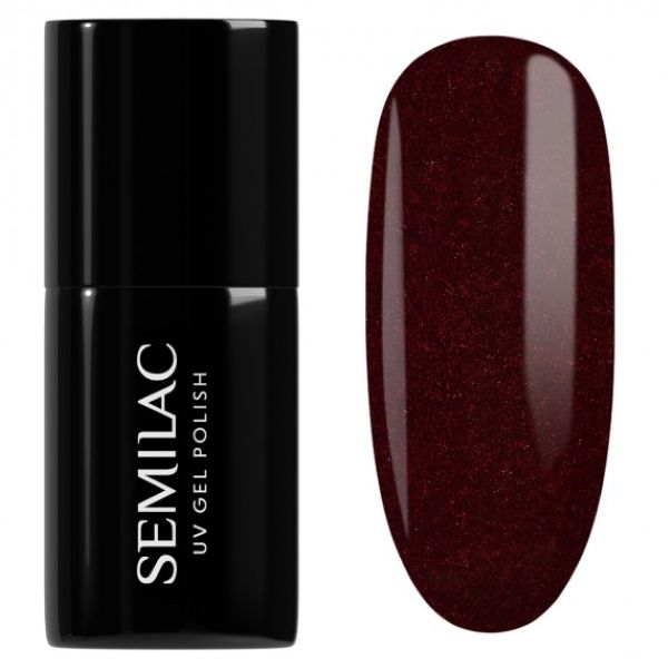 UV Hybrid Semilac Sparkling Black Cherry 393