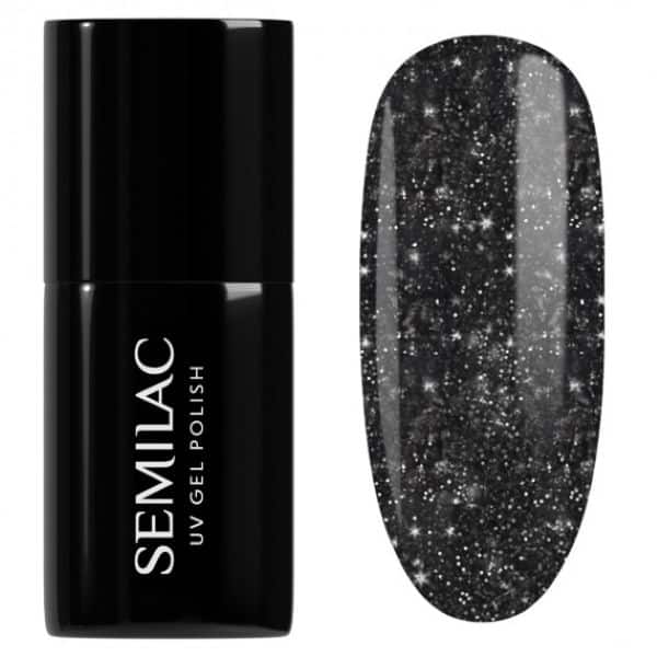 UV Hybrid Semilac Sparkling Midnight Date 394