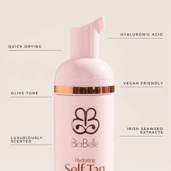 BiaBelle Hydrating Self Tan Foam Medium 1