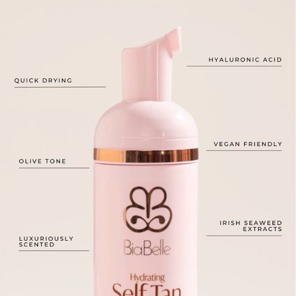BiaBelle Hydrating Self Tan Foam Ultra Dark 1