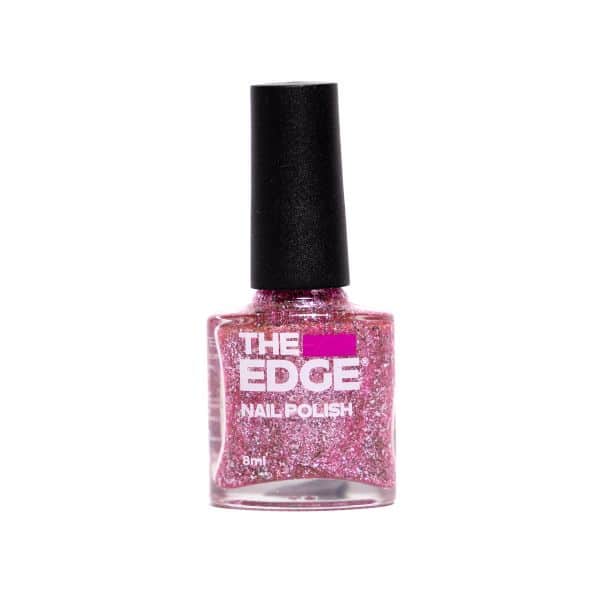 The Edge Nail Polish Ballet Pink Glitter