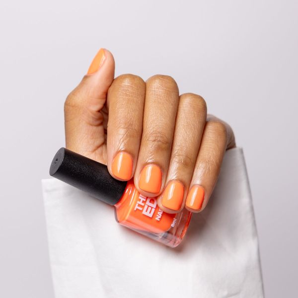 The Edge Nail Polish Bright Orange 3