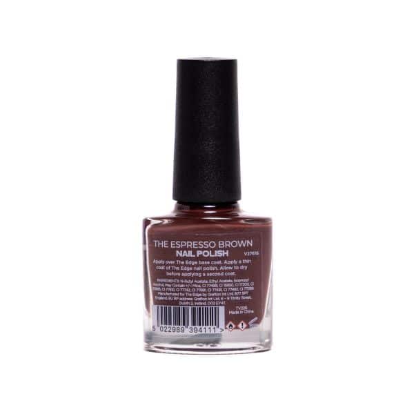 The Edge Nail Polish Expresso Brown 1