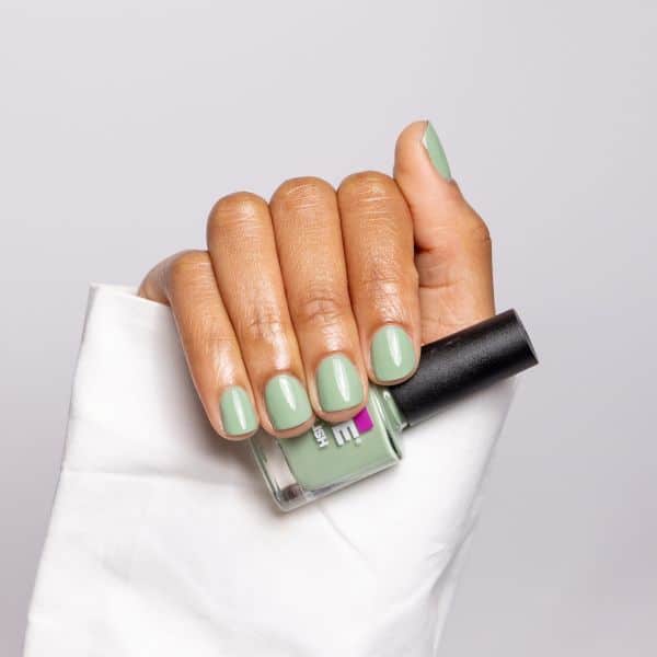 The Edge Nail Polish Olive Green 2