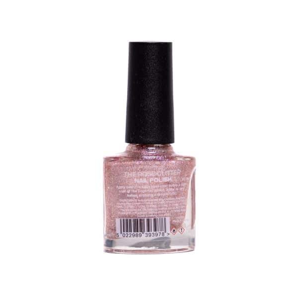 The Edge Nail Polish Rose Glitter 1