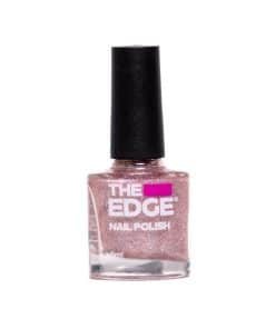 The Edge Nail Polish Rose Glitter