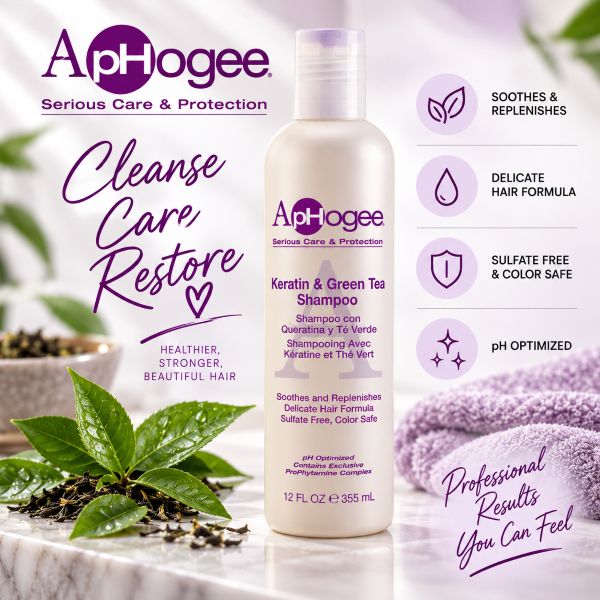 ApHogee Keratin & Green Tea Shampoo