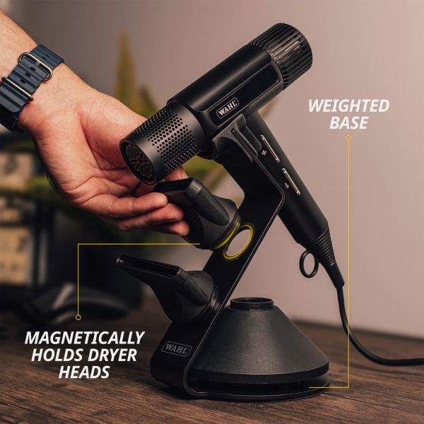 Wahl Vanquish Hair Dryer Stand Annotated