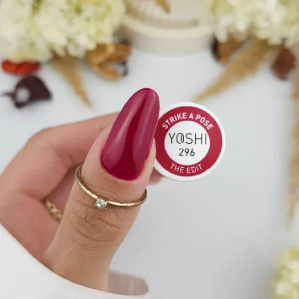 YOSHI UV Hybrid Nail Polish Strike A Pose 296 6ml 1