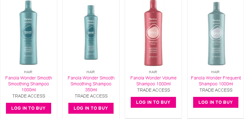 regular shampoo