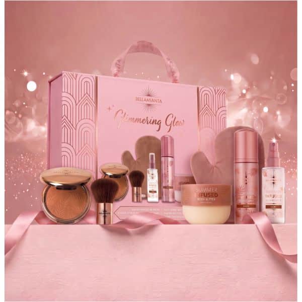 Bellamianta Glimmering Glow Tanning & Body Gift Set 2