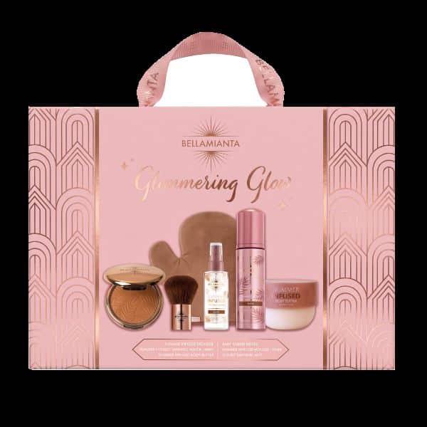 Bellamianta Glimmering Glow Tanning & Body Gift Set 3